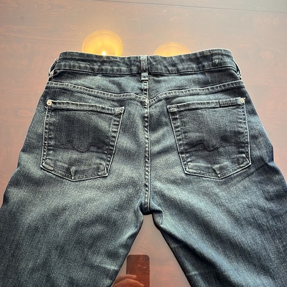 7 For All Mankind kimmie straight leg jeans size 30. Excellent - Picture 10 of 11
